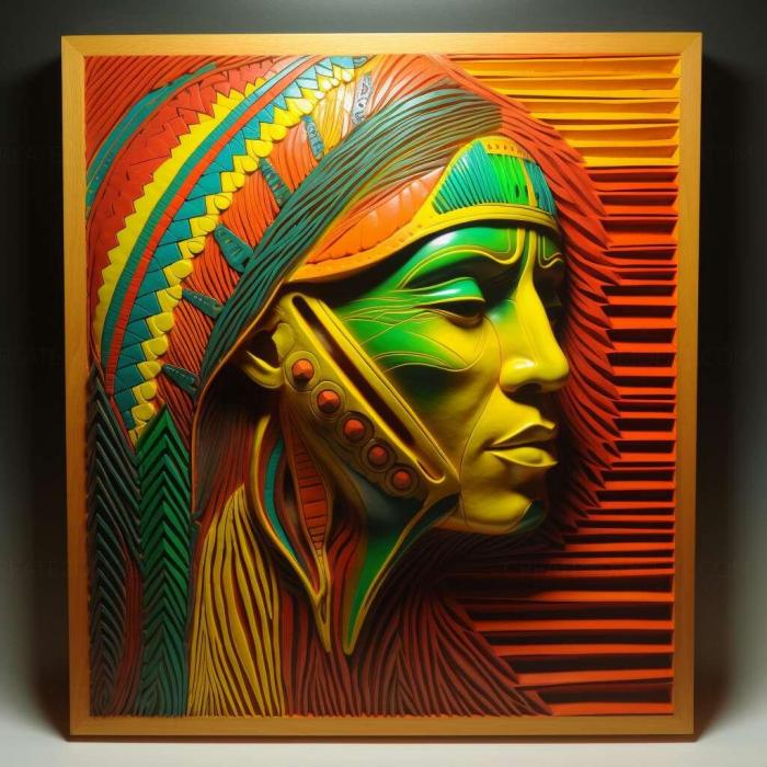 نموذج ثلاثي الأبعاد لآلة CNC 3D Art 